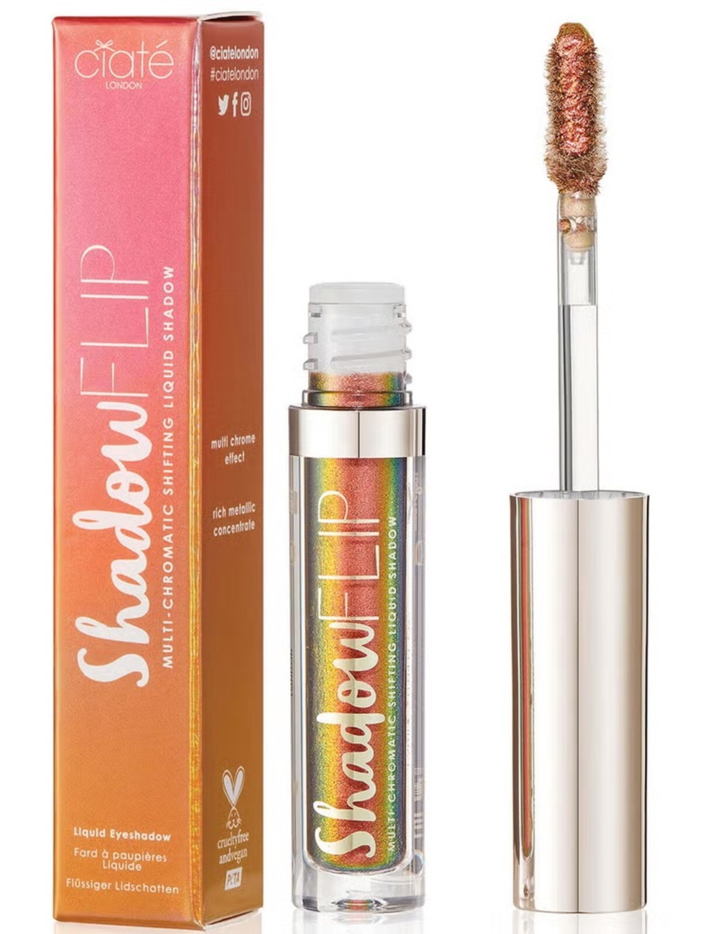 Ciaté London Shadow Flip Metallic Liquid Eyeshadow - Ember